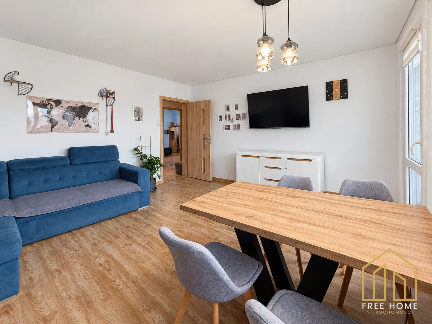 Mieszkanie 3-pokojowe po remoncie z balkonem i klimatyzacją — miniatura 2