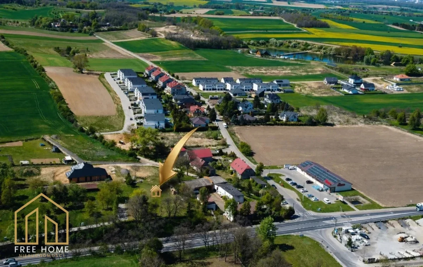 Działka budowlana z mediami, Ruszowice, Głogów — miniatura 5