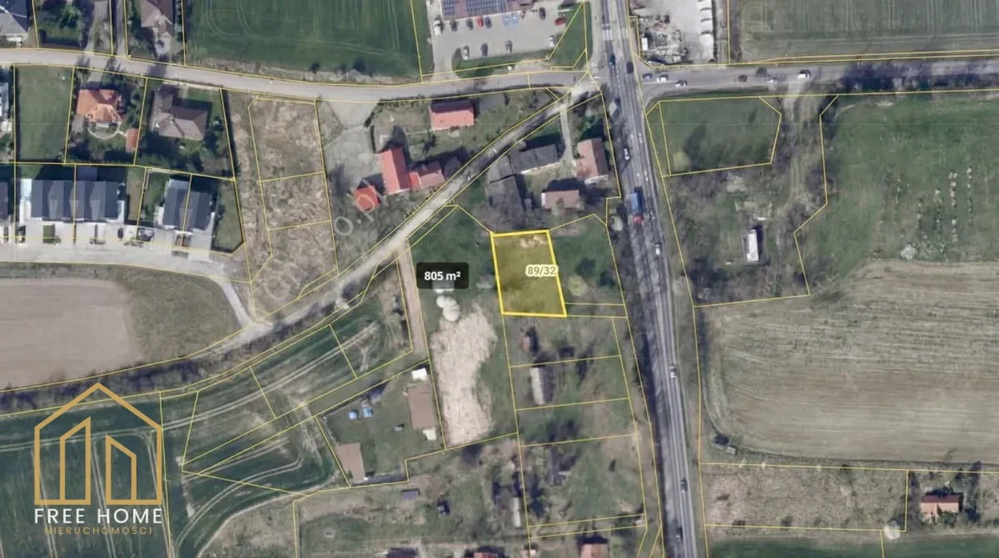 Działka budowlana z mediami, Ruszowice, Głogów — miniatura 2