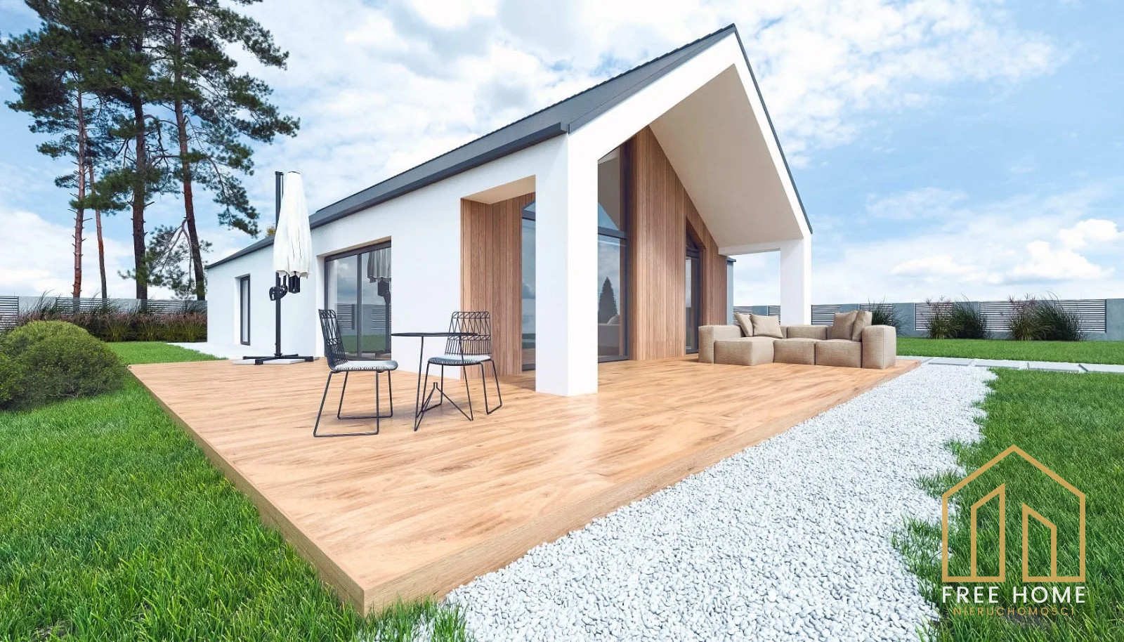 NOVA 6 — Dom Nowoczesna Stodoła 135 m² z garażem działka 1 292 m² — miniatura 4