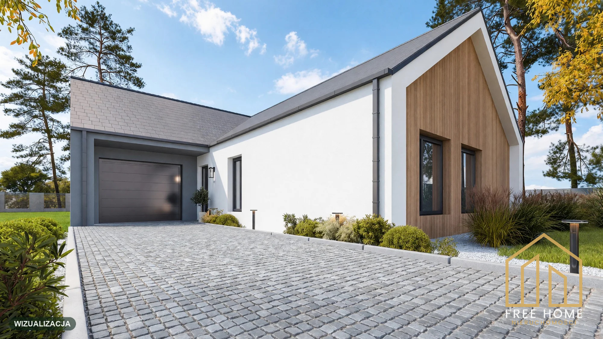 NOVA 6 — Dom Nowoczesna Stodoła 135 m² z garażem działka 1 292 m²