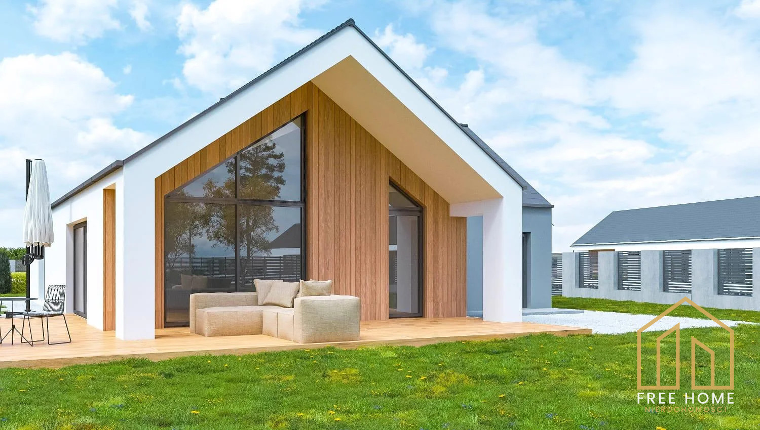 NOVA 6 — Dom Nowoczesna Stodoła 135 m² z garażem działka 1 292 m² — miniatura 2